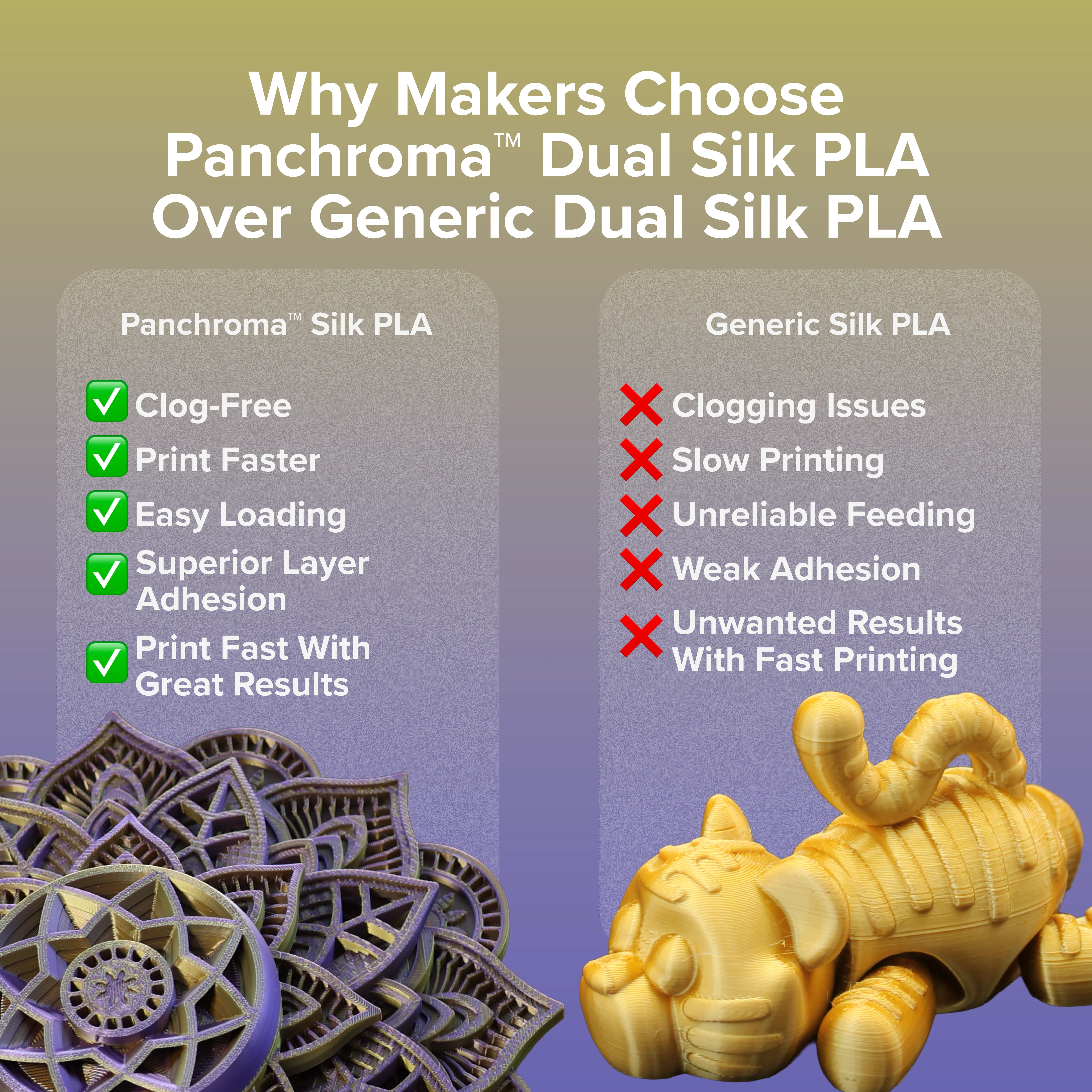Panchroma™ Dual Silk PLA (Formerly PolyLite™ Dual Silk) - Image 109