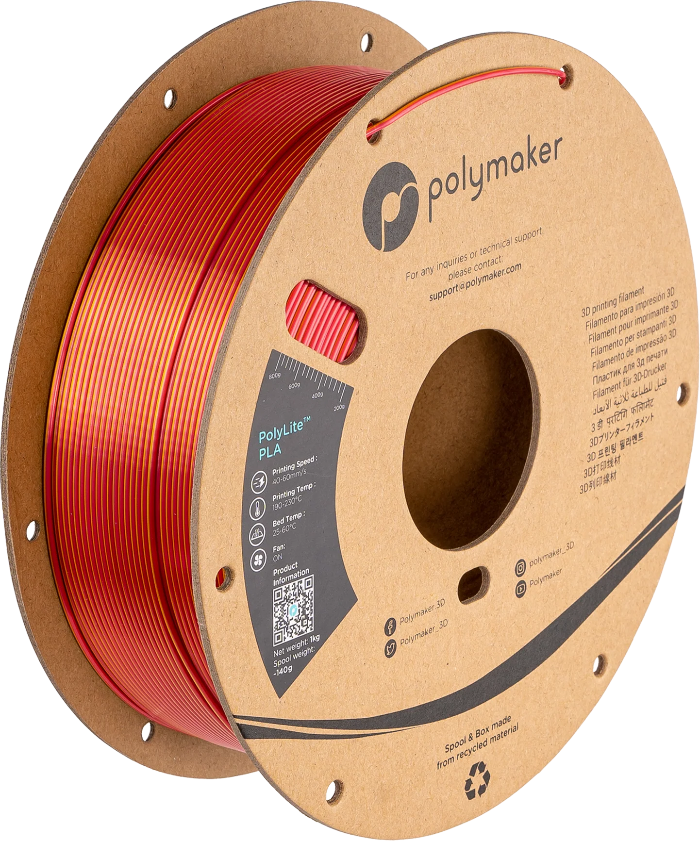 Panchroma™ Dual Silk PLA (Formerly PolyLite™ Dual Silk) - Image 64