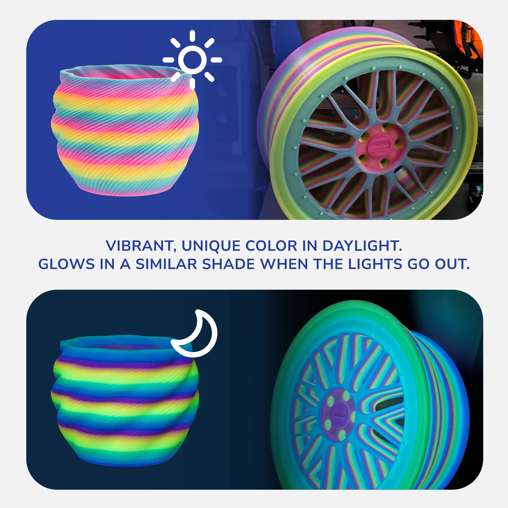 Panchroma™ Gradient Luminous Rainbow PLA - Image 9