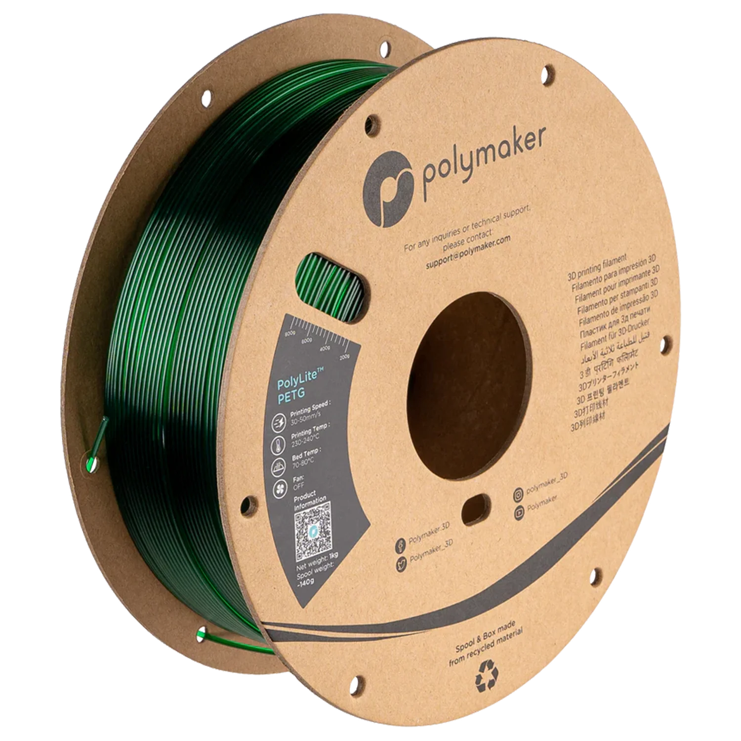 PolyLite™ Translucent PETG - Image 24